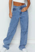 'Aureline' Mid Rise Wide Leg Jeans - Celes Fashion